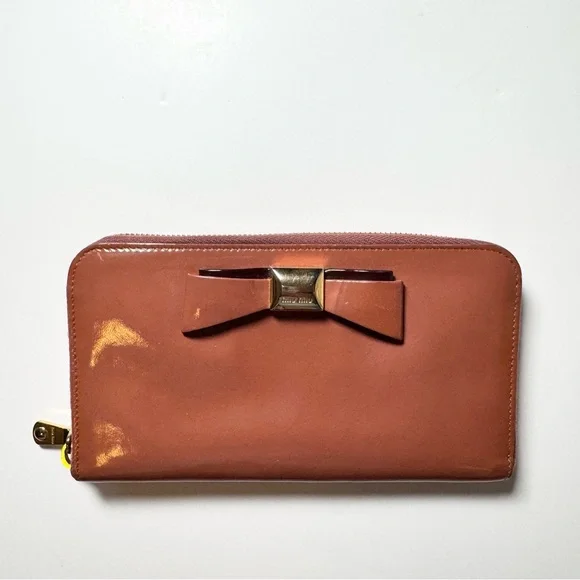 MIU MIU Wallet ribbon motif pink Patent Wallet - Picture 10 of 10